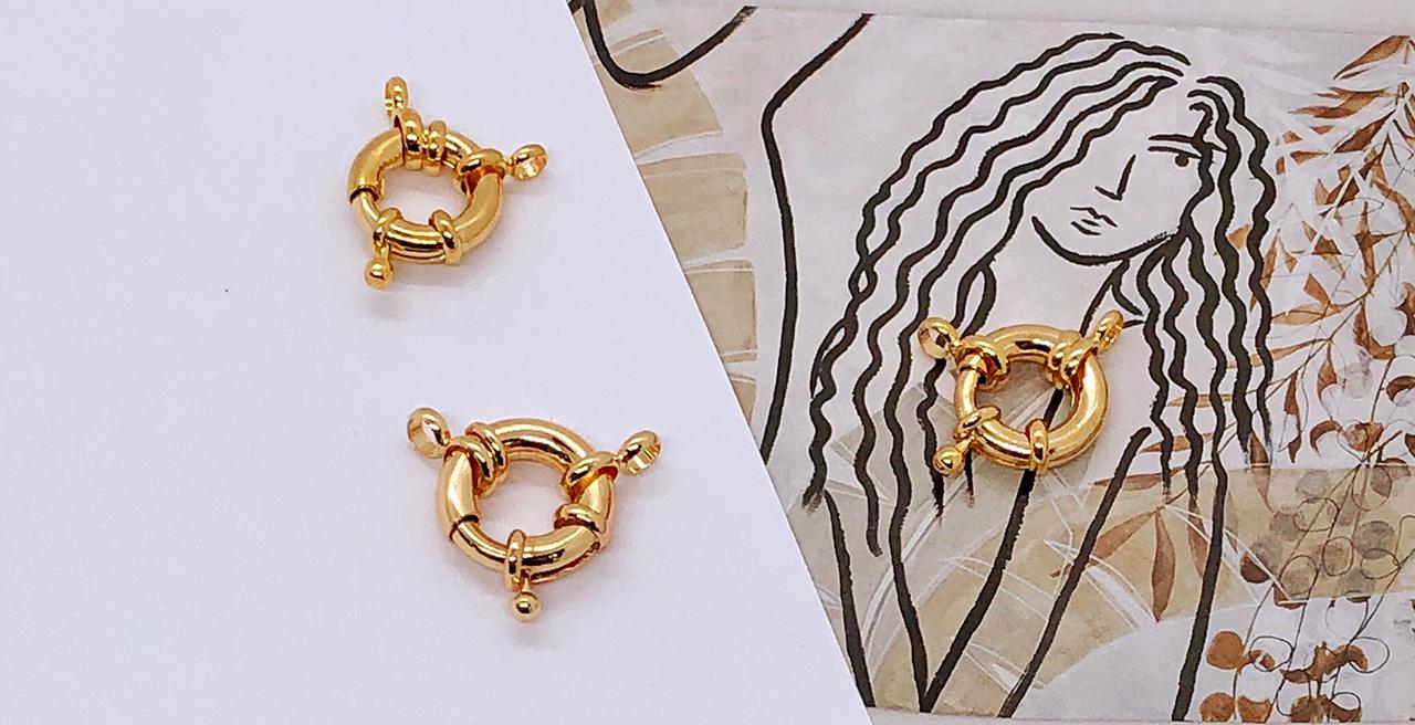 BROCHE MARINERO ELECTROENCHAPADO 17MM