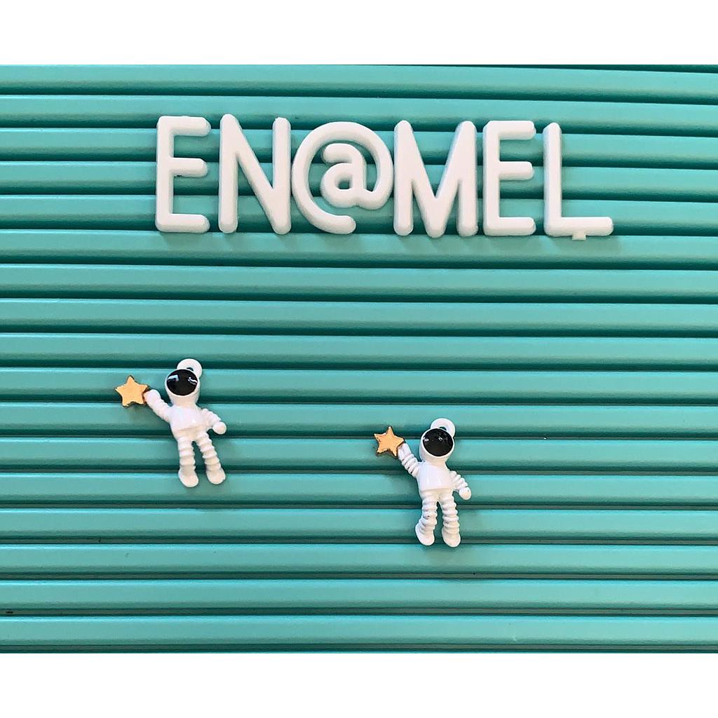 DIJE ASTRONAUTA ENAMEL
