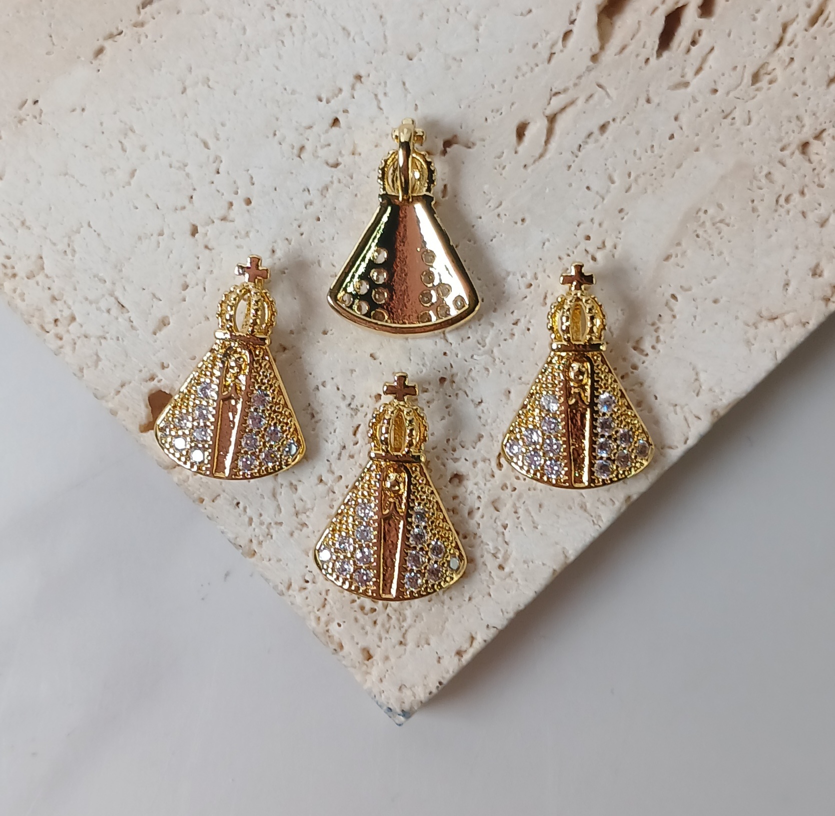 DIJE VIRGEN SUYAPA MICROZIRCONIA