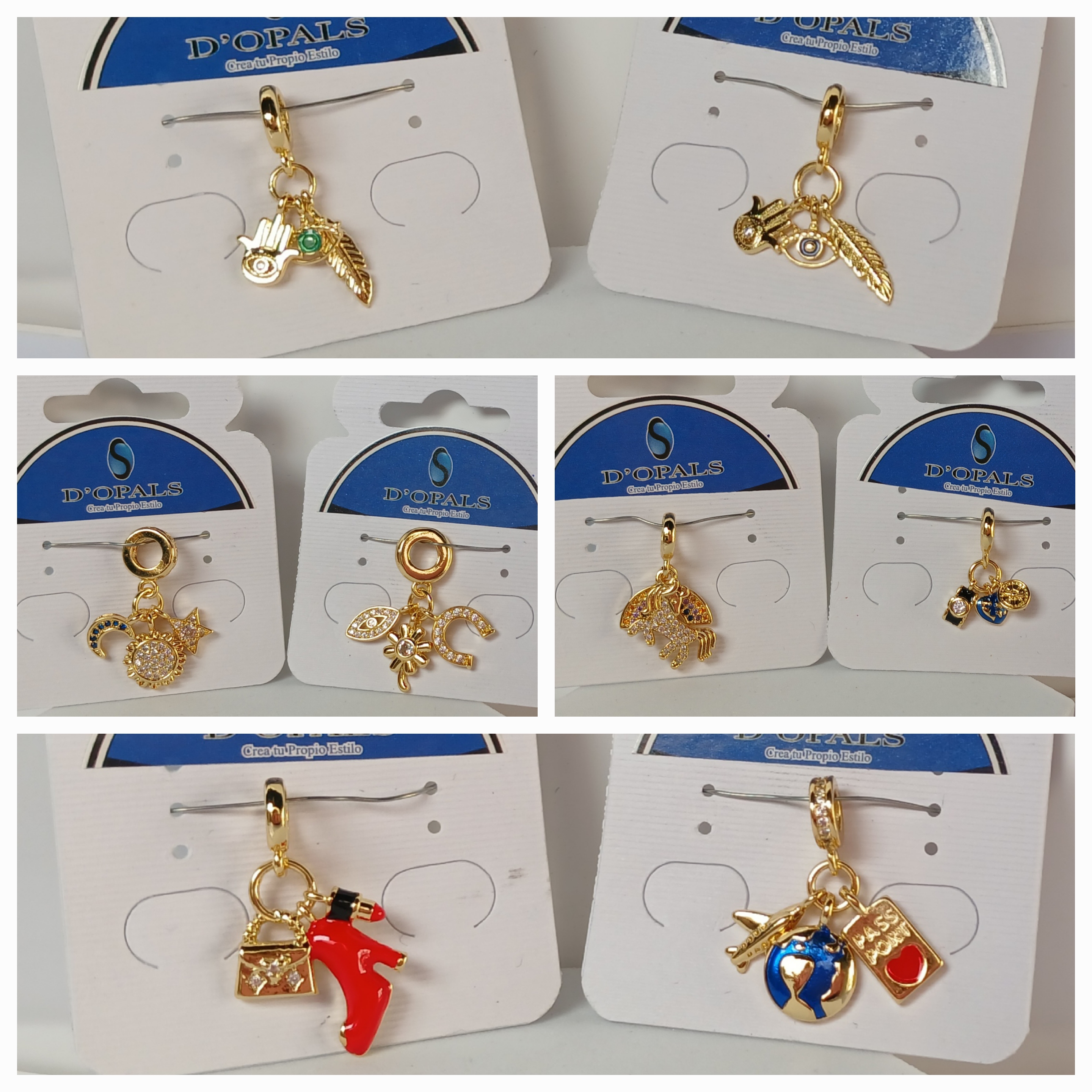 CHARMS VARIOS DE MICROCIRCONIA