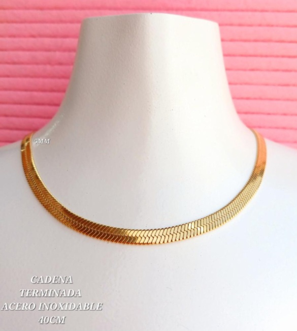 CADENA TERMINADA DE ACERO