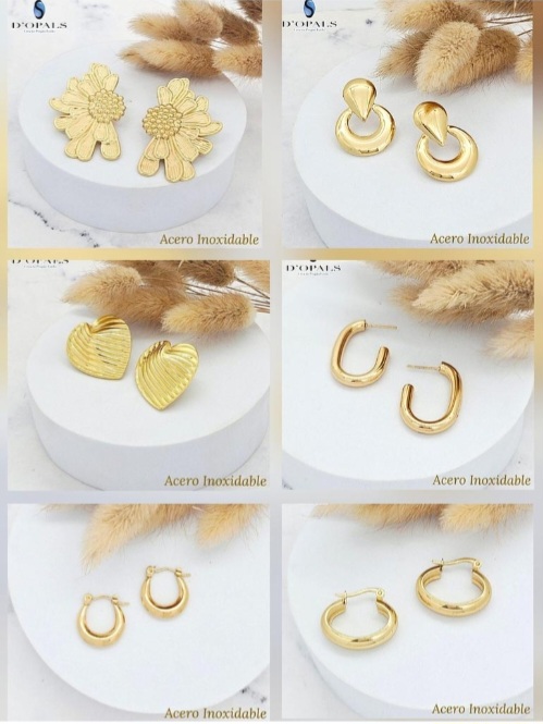 ARETES Y ARGOLLAS DE ACERO INOXIDABLE