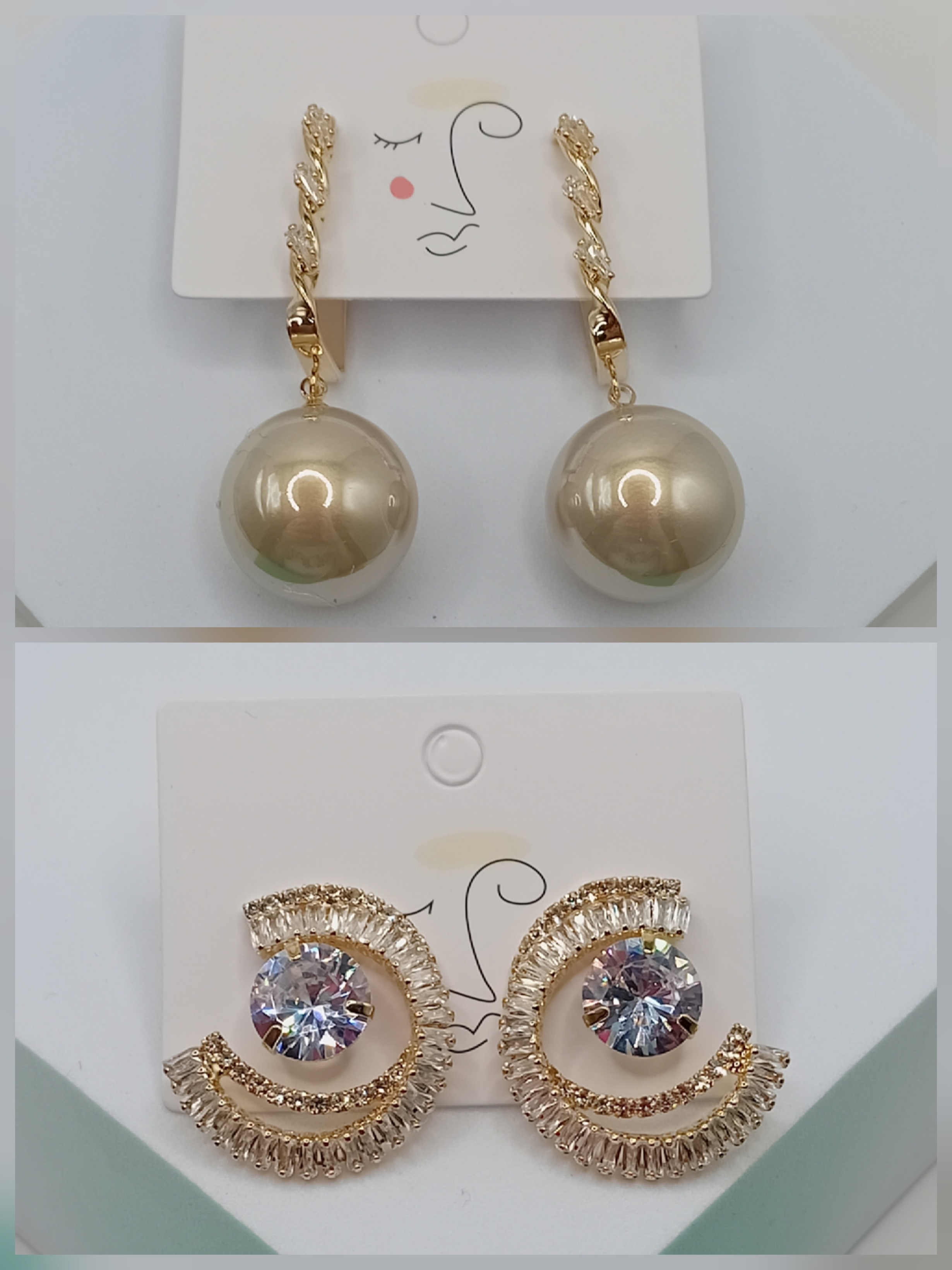 ARGOLLAS Y ARETES DE MICROCIRCONIA