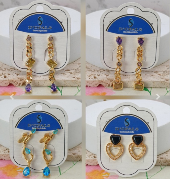 ARGOLLAS Y ARETES DE MICROCIRCONIA