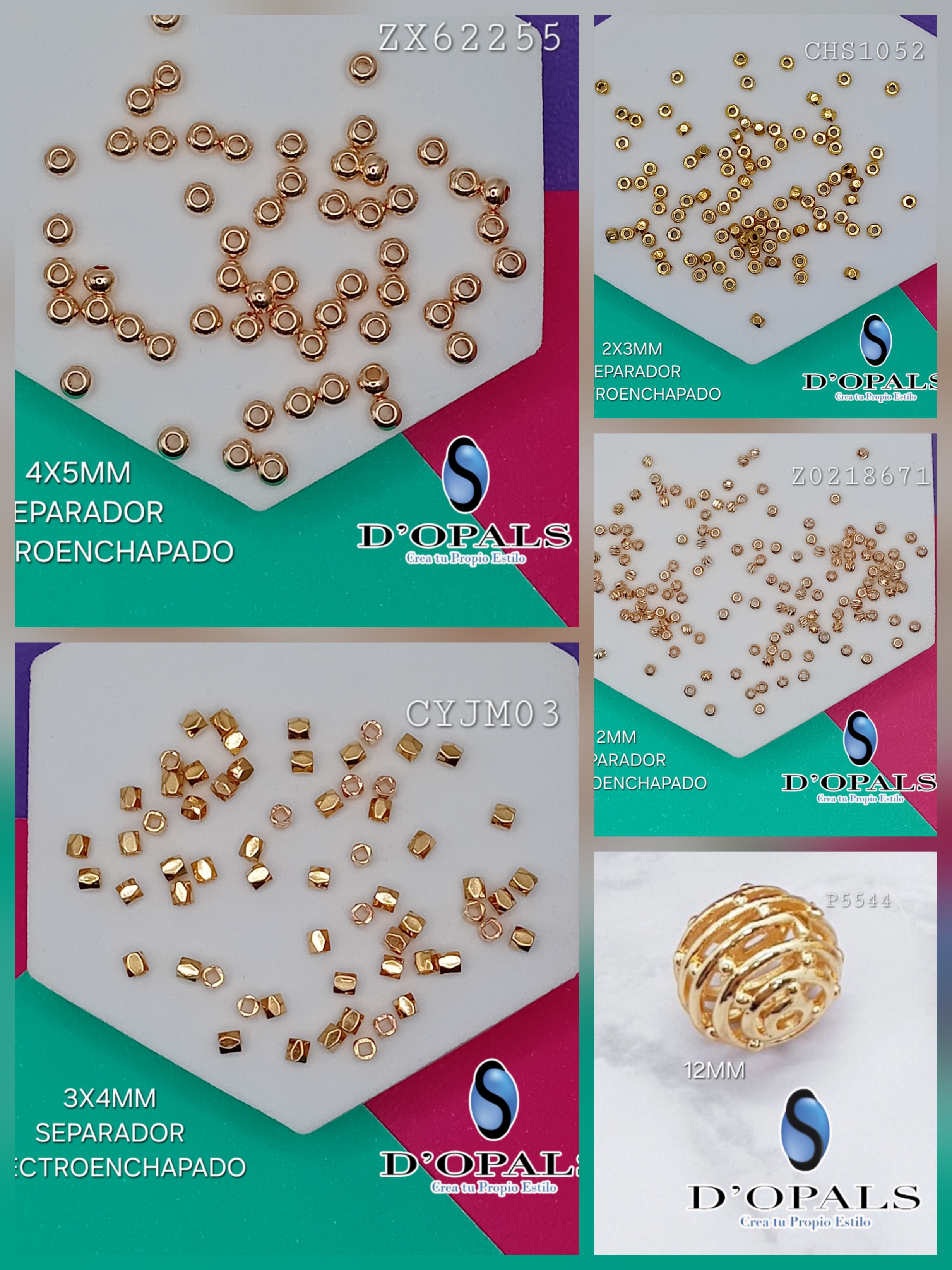 SEPARADORES VARIOS DE ELECTROENCHAPADO