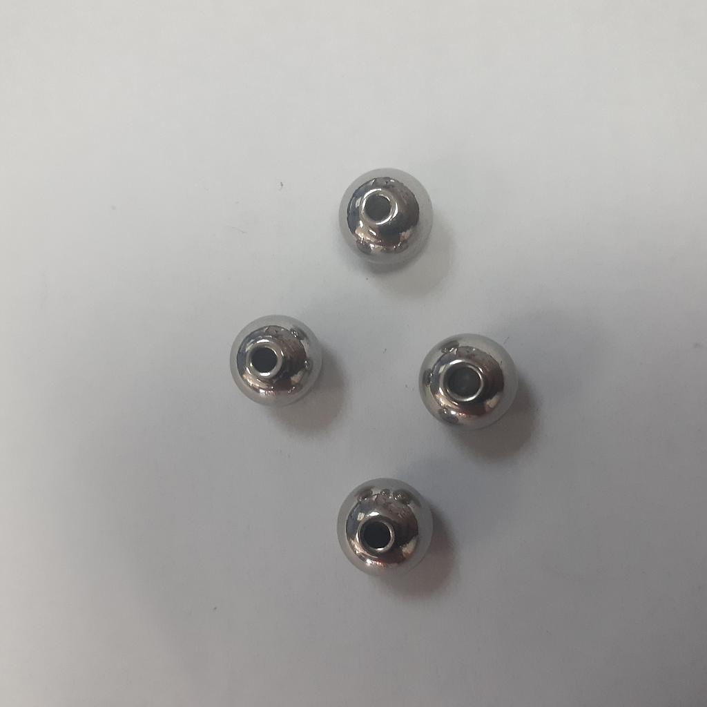 SEPARADOR PLATEADO 8MM ACERO 50PCS