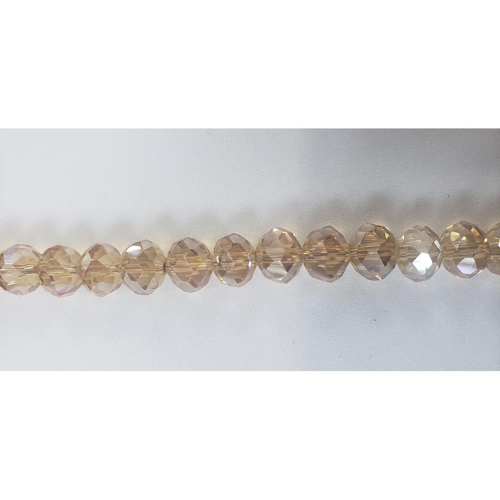 CRISTAL RONDEL CHAMPAGNE 8MM