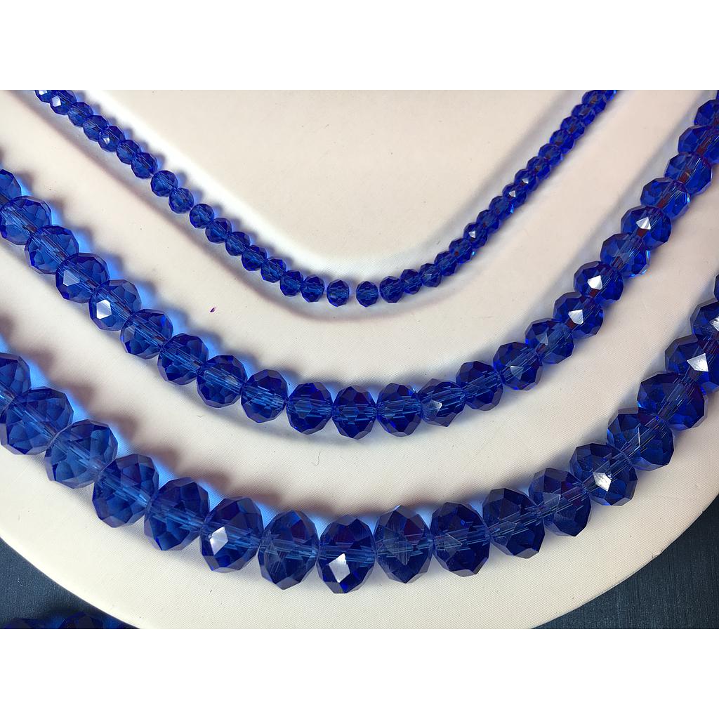 CRISTAL RONDEL AZUL ZAFIRO 4MM