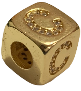 SEPARADOR LETRA C CUBICA 14X14MM