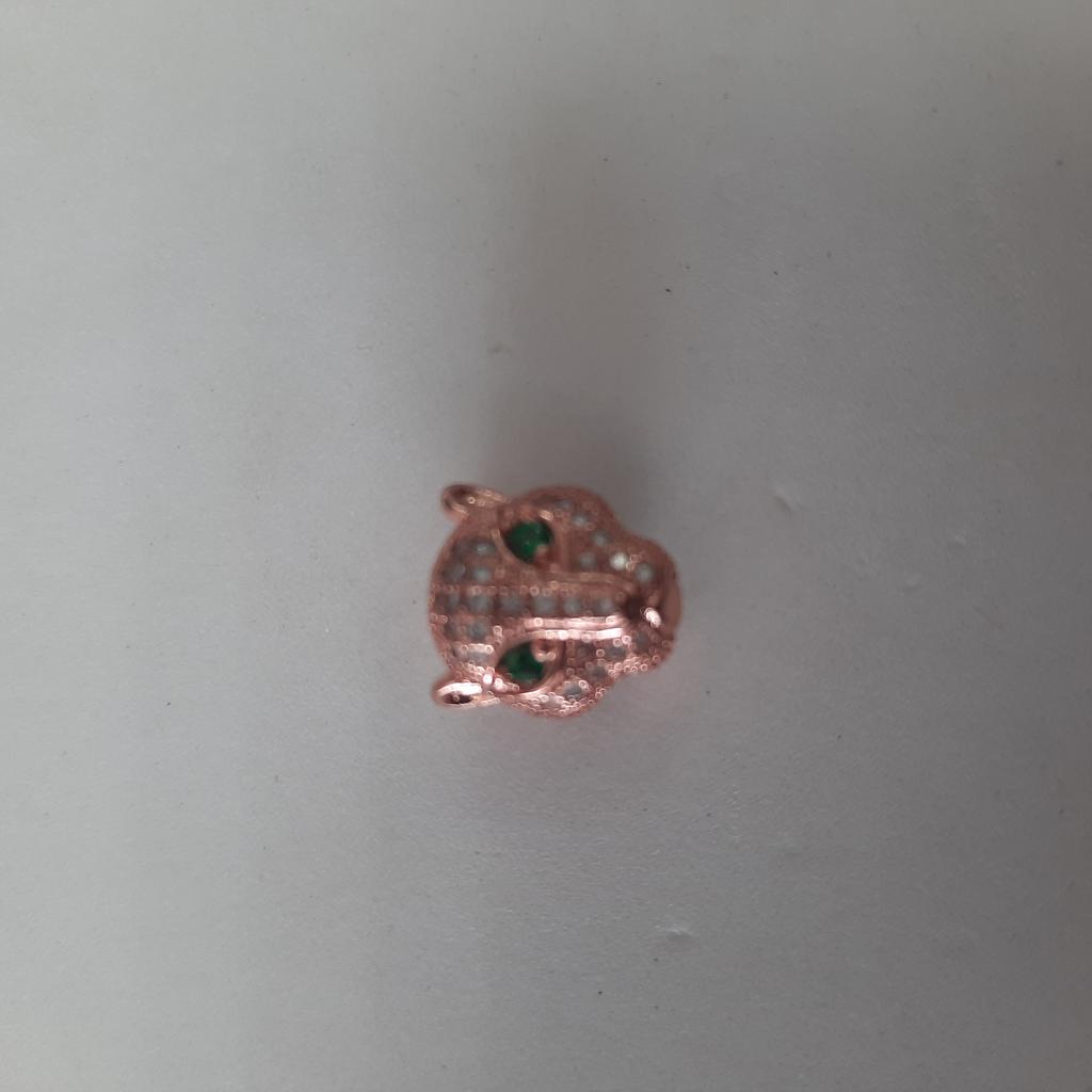 SEPARADOR LEOPARDO MICROCIRCON ROSADO
