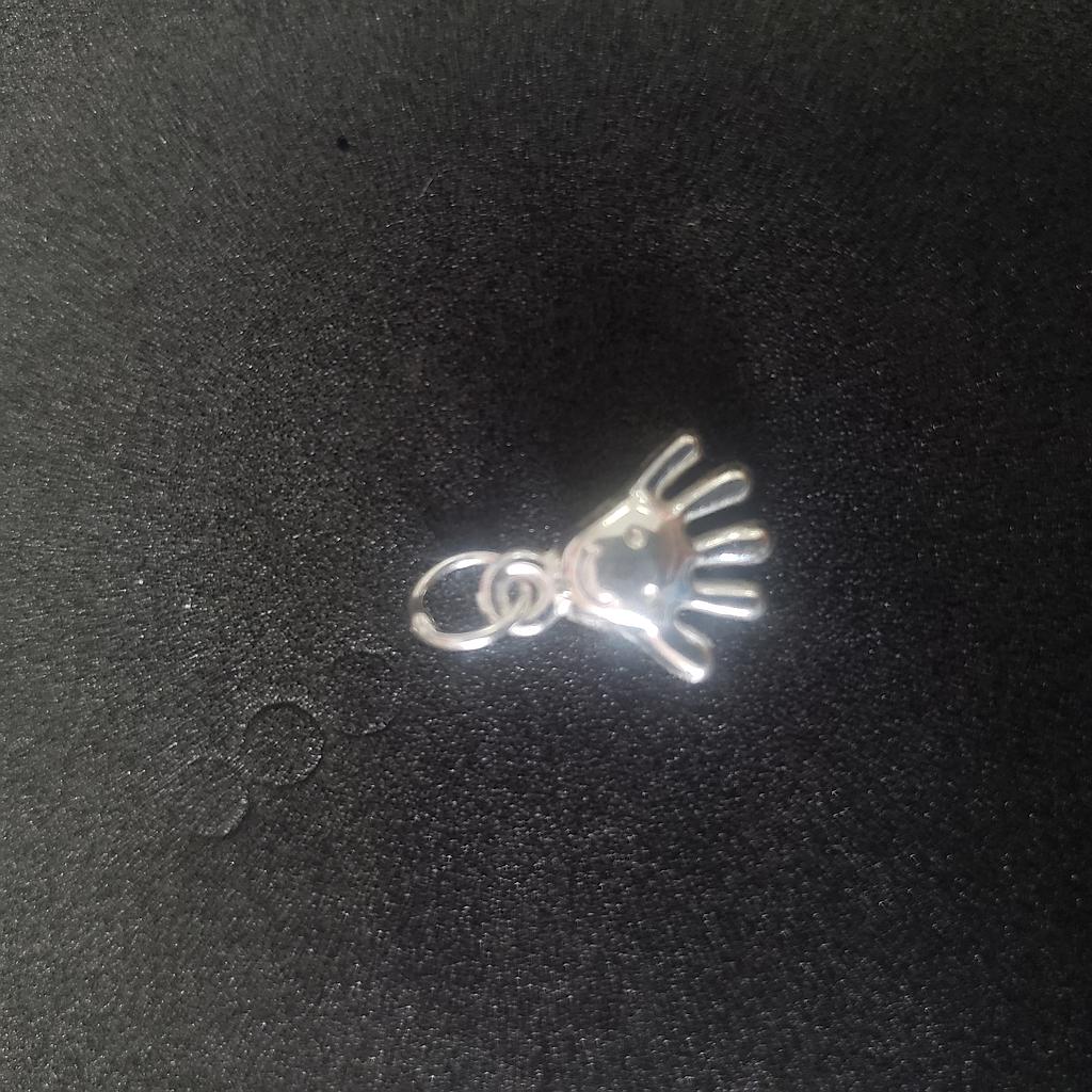 DIJE MANO PLATA