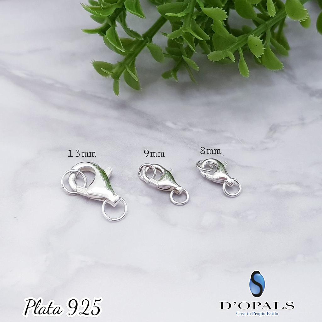 BROCHE PERICO DE PLATA 9MM