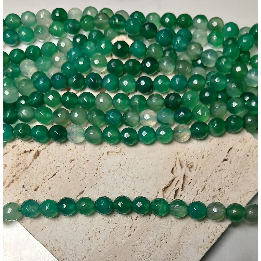 PIEDRA AGATA FACETADA 8MM