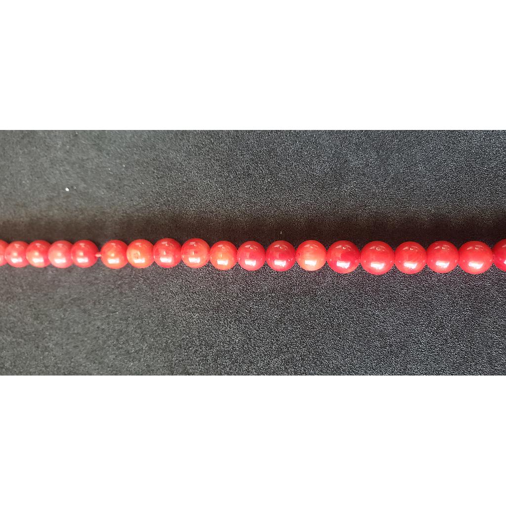 PIEDRAS CORAL 6MM
