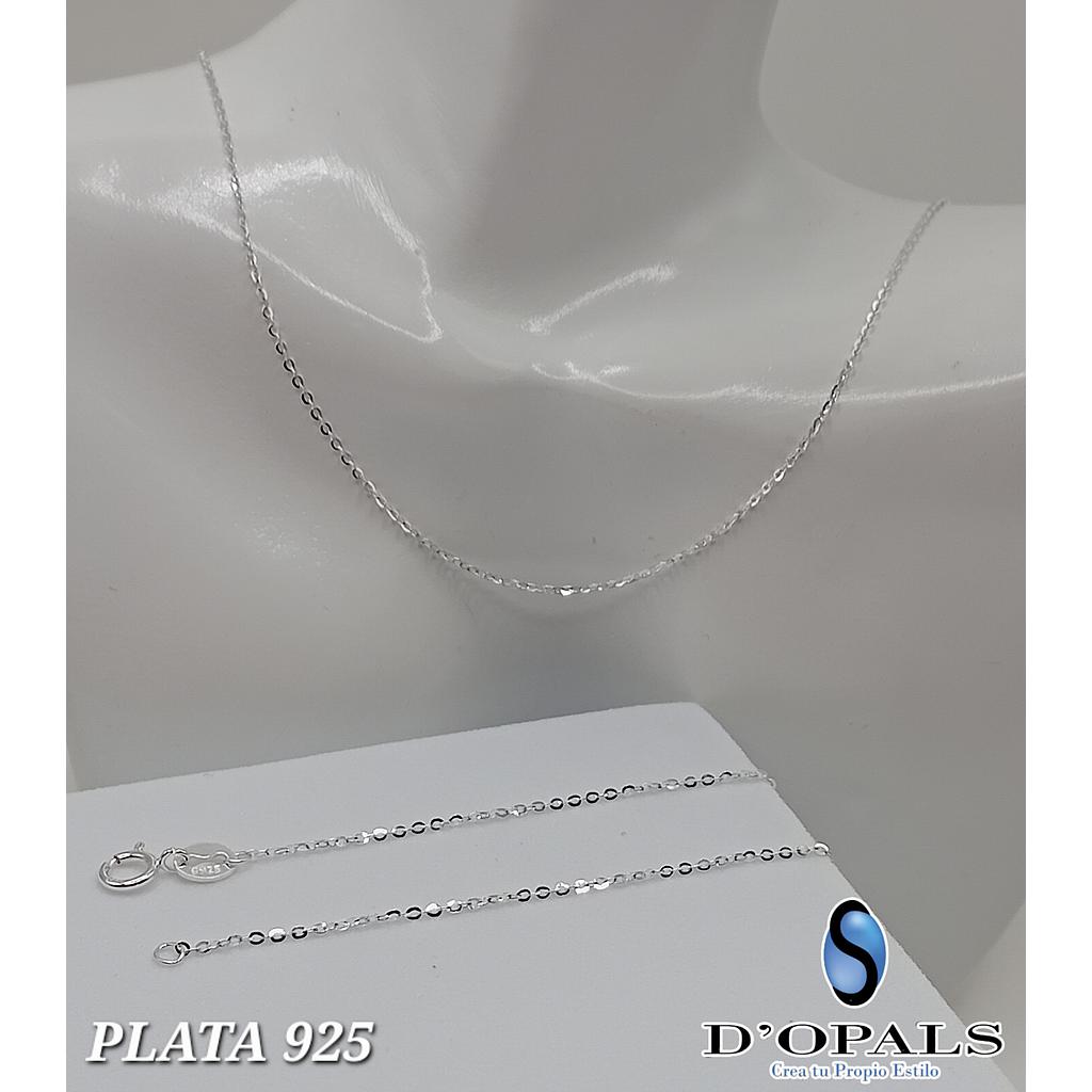 CADENA TERMINADA DE PLATA 925 45CM
