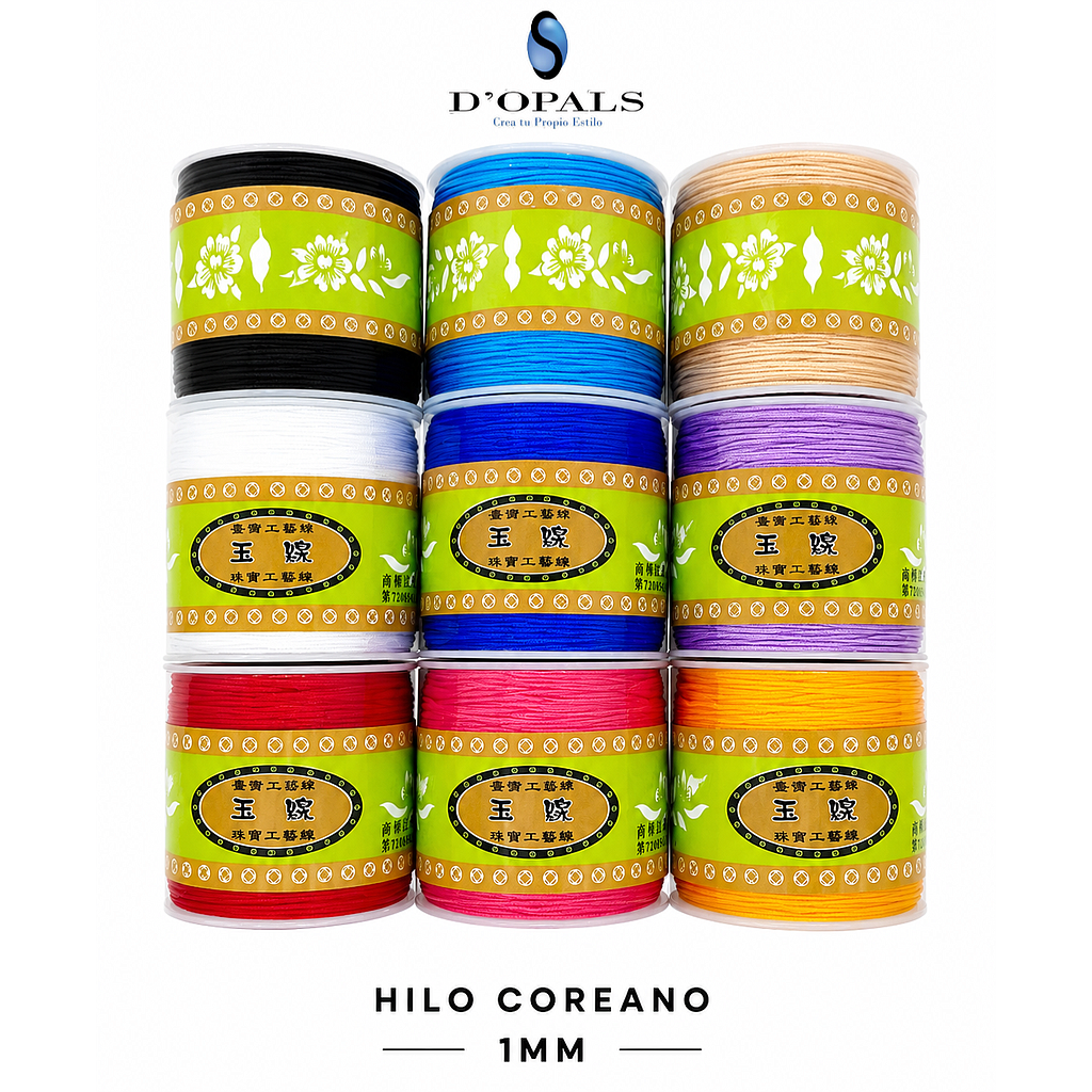 ROLLO HILO COREANO 1MM 100MTS