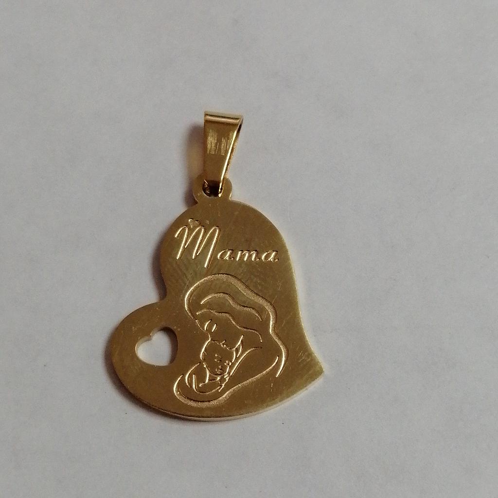 DIJE CORAZON MAMA