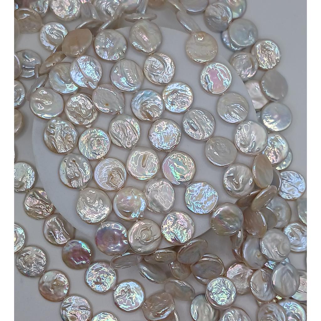 PERLA BARROCA MONEDA 15MM