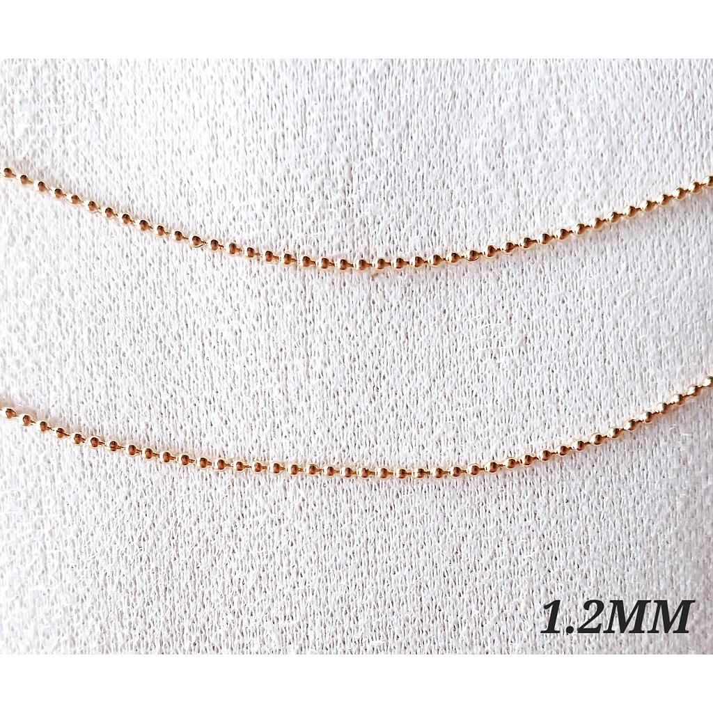 CADENA ACERO 1.2MM