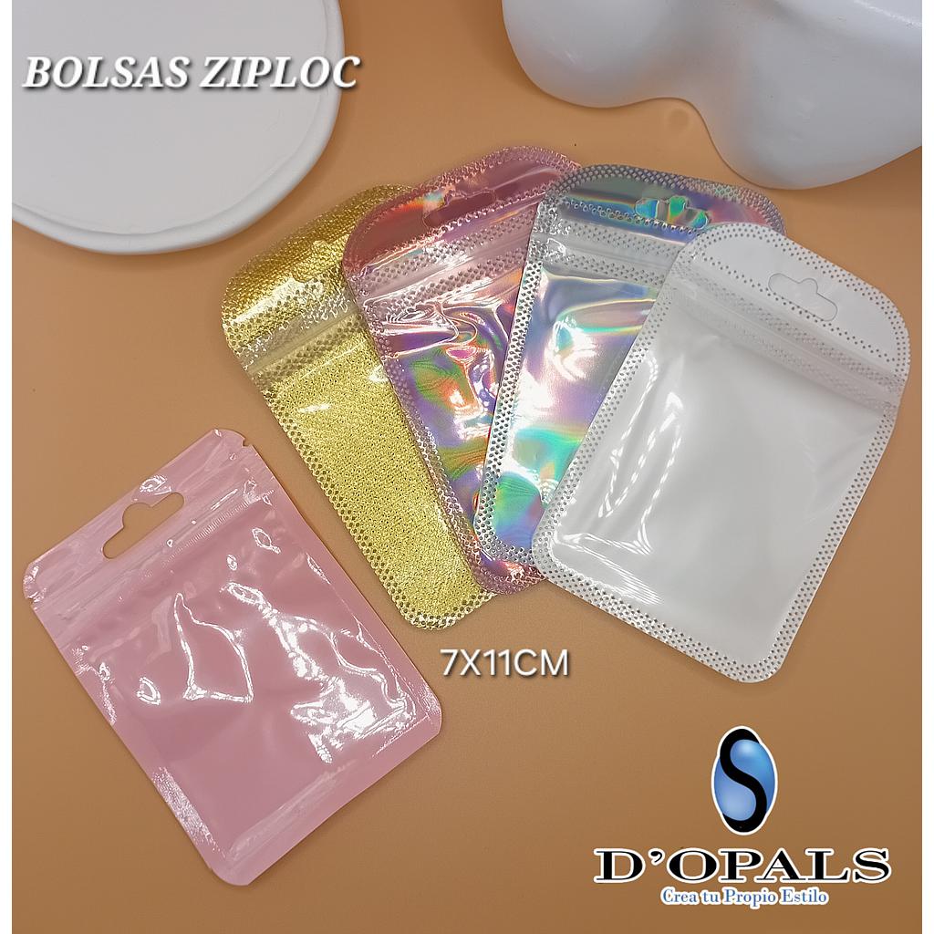BOLSAS ZIPLOC DE COLORES 7X11CM 12PCS