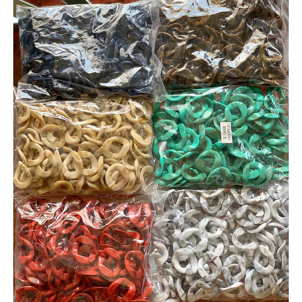 CADENA ACRILICA 12 PCS