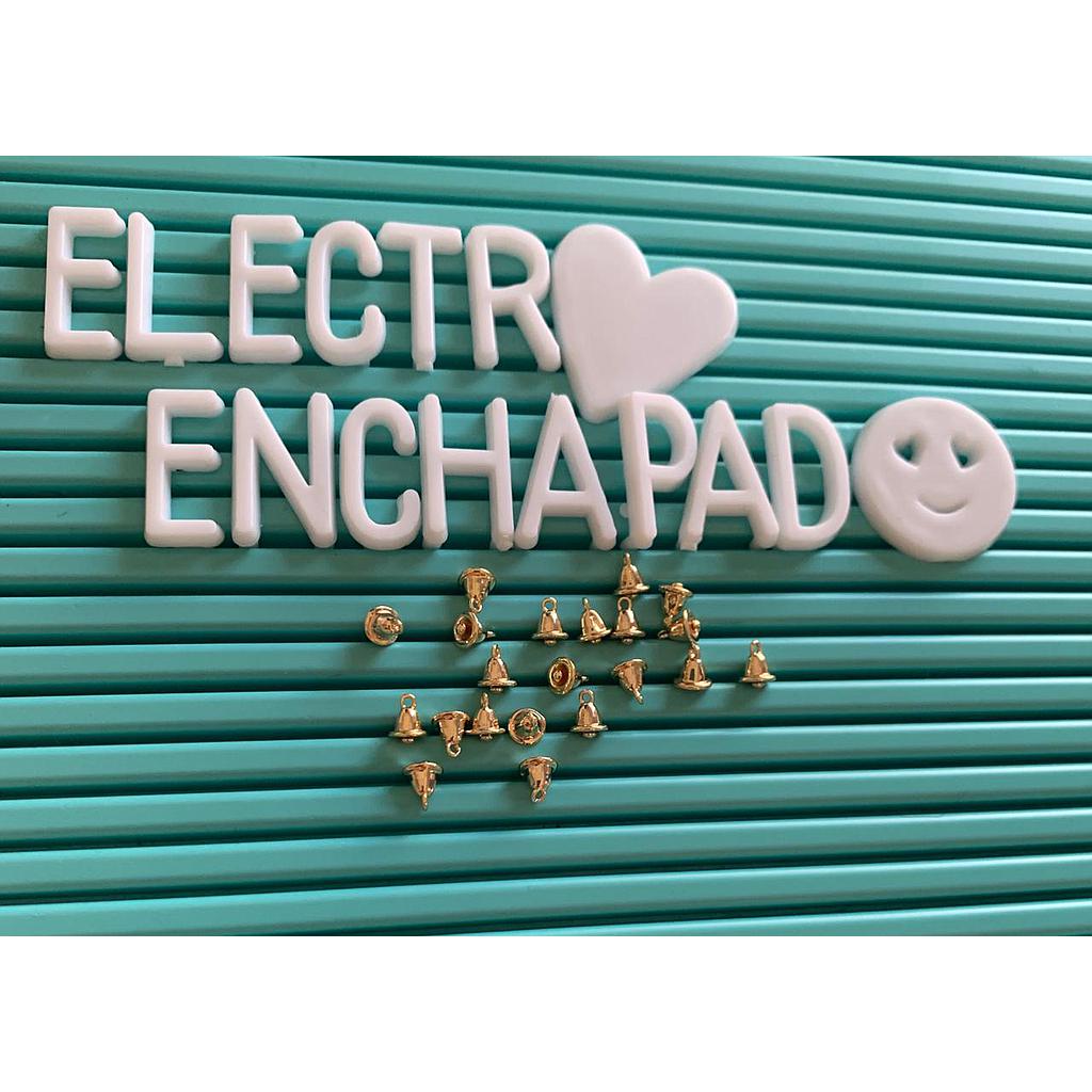 DIJE CAMPANA DE ELECTROENCHAPADO