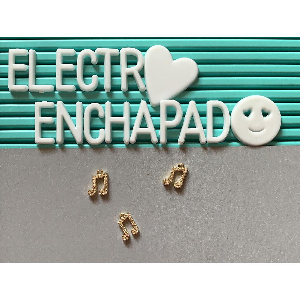 DIJE NOTA MUSICAL DE ELECTROENCHAPADO
