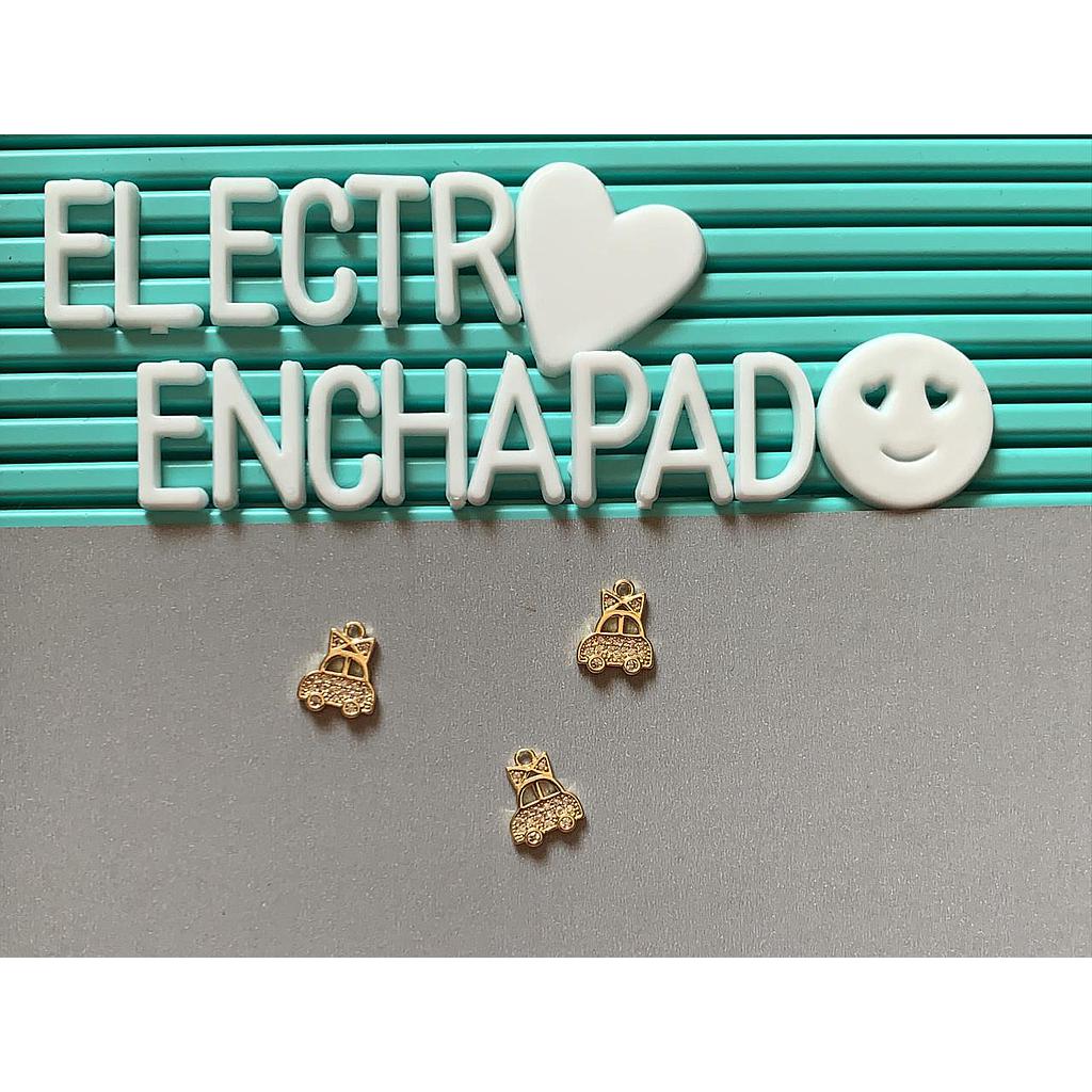DIJE CARRO DE ELECTROENCHAPADO