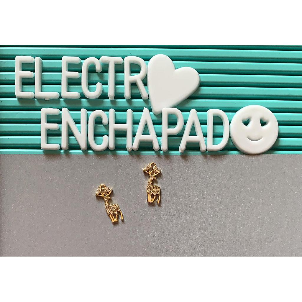 DIJE VENADO ELECTROENCHAPADO