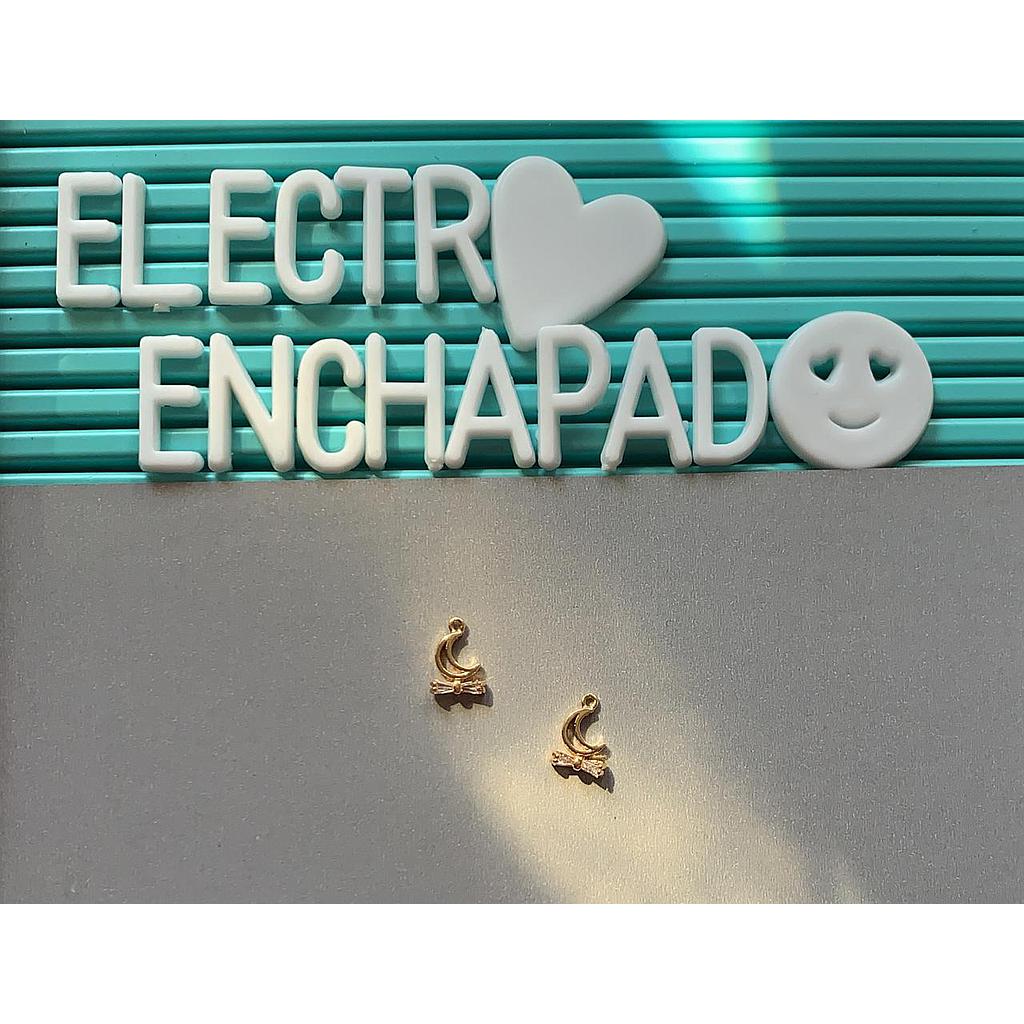 DIJE LUNA ELECTROENCHAPADO