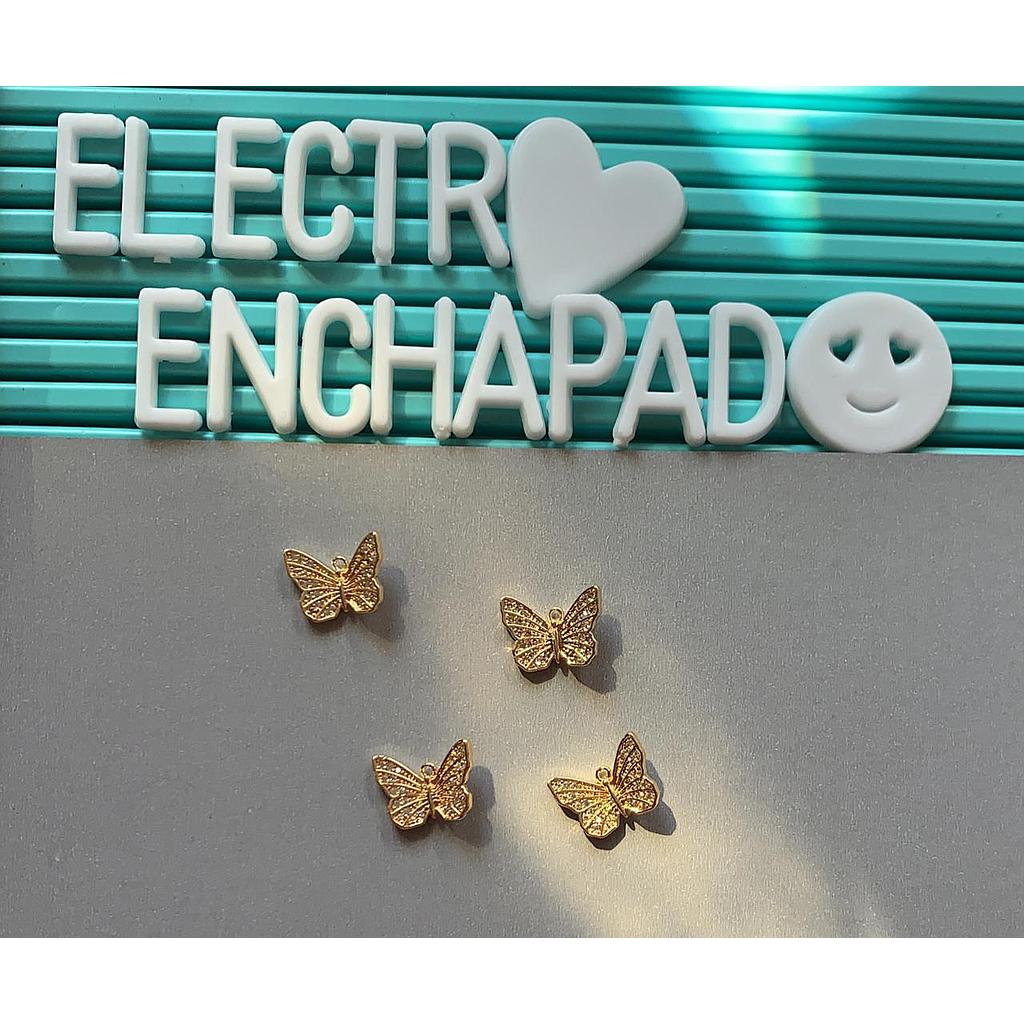 DIJE MARIPOSA ELECTROENCHAPADO