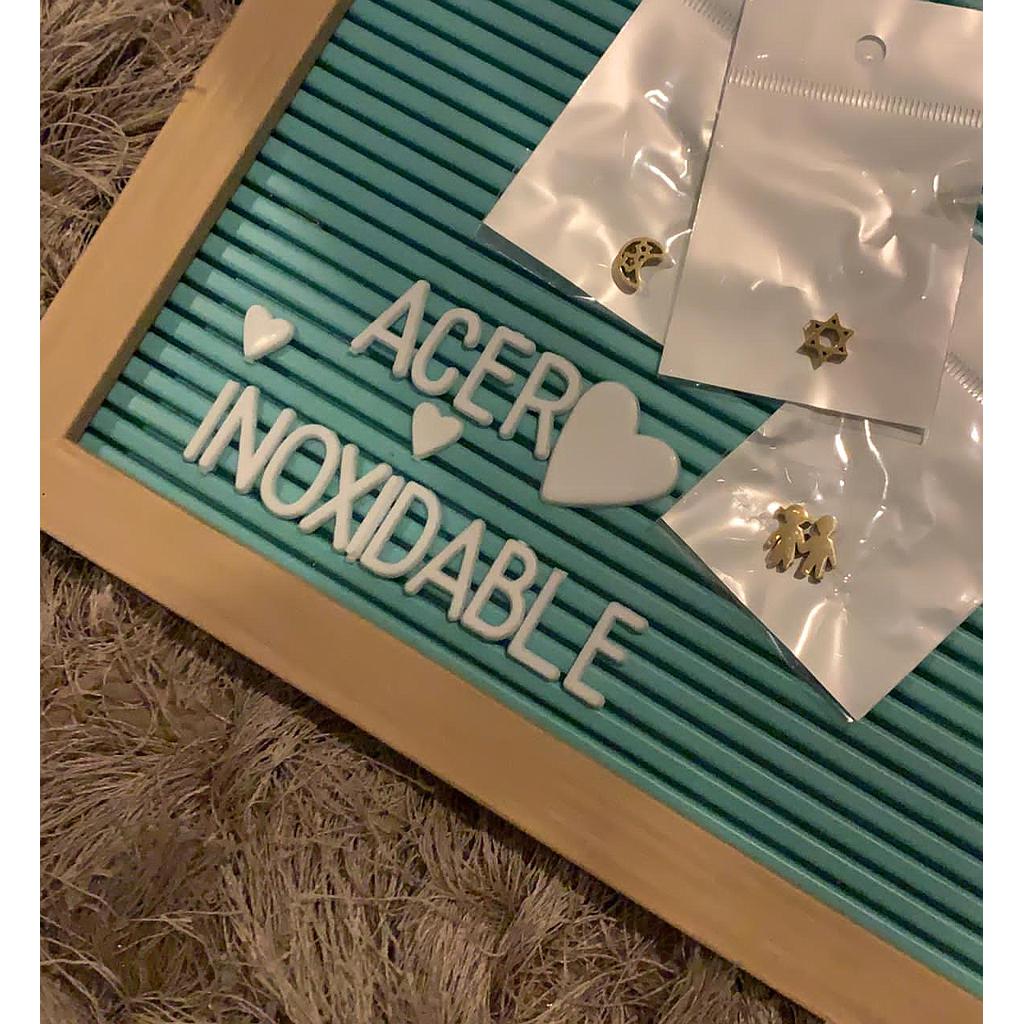 DIJE LUNA ACERO