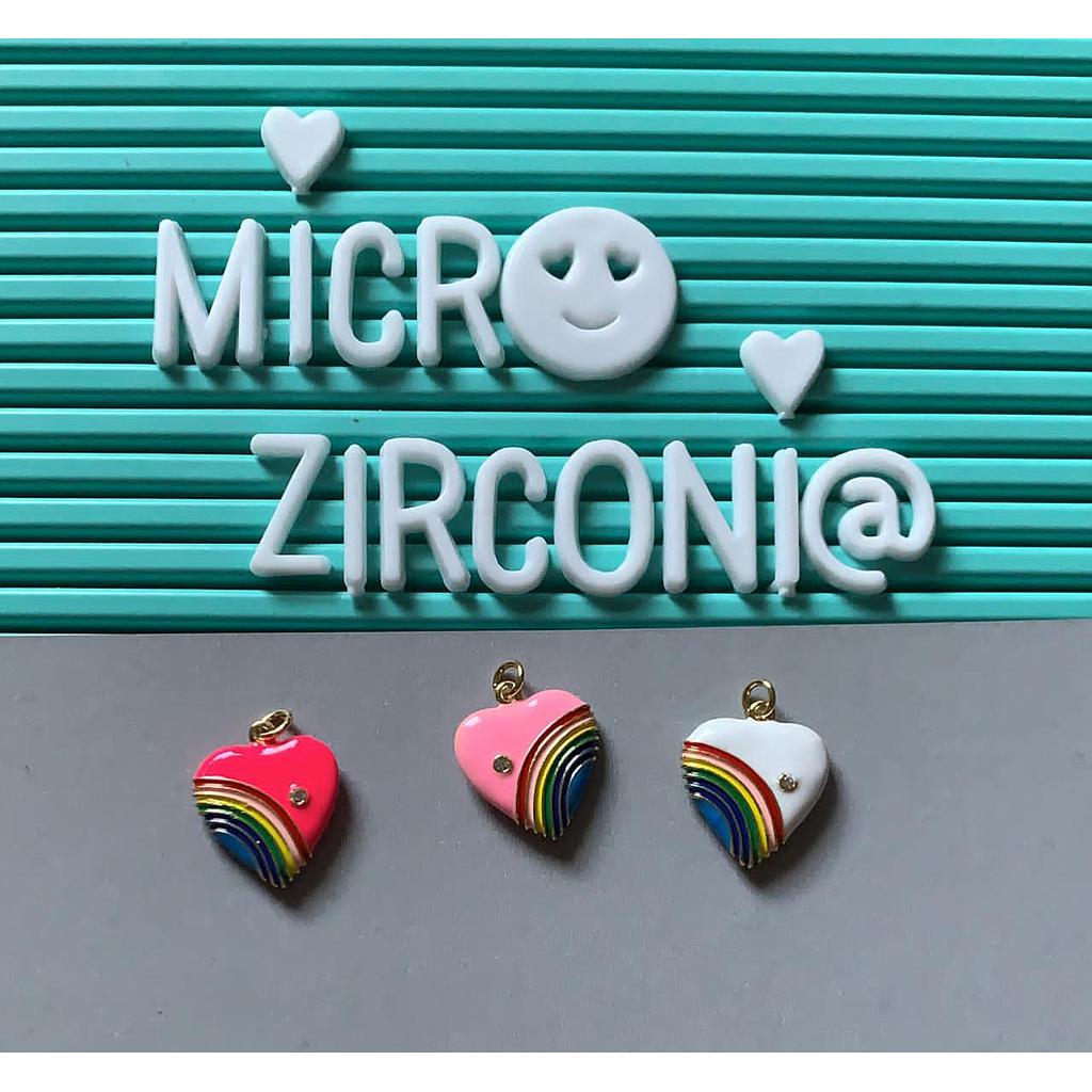 DIJE CORAZON MICROCIRCONIA