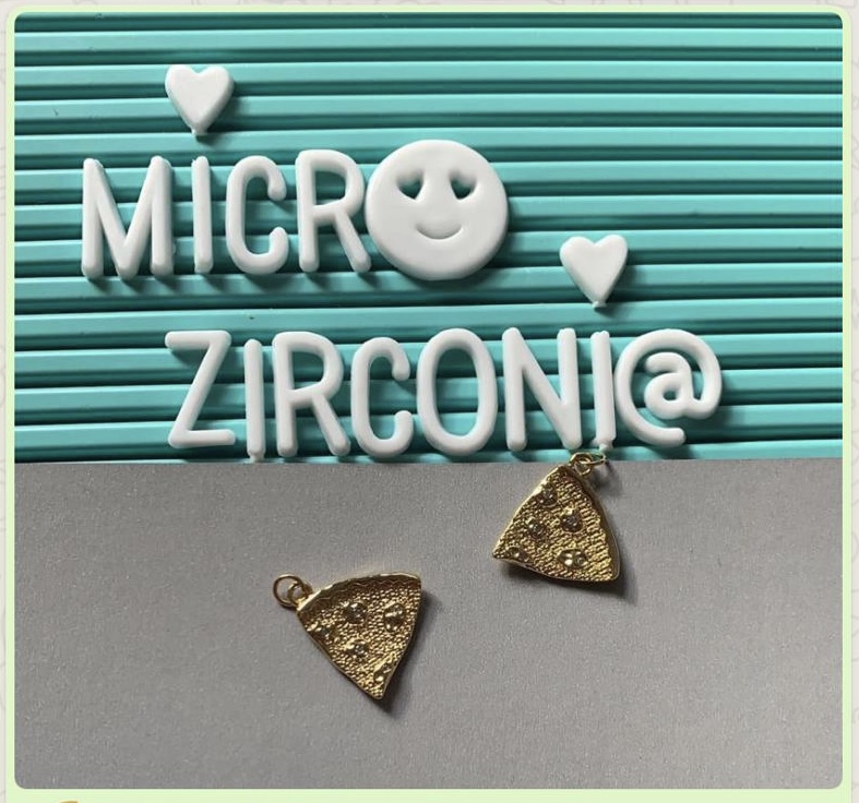 DIJE PIZZA MICROZIRCONIA