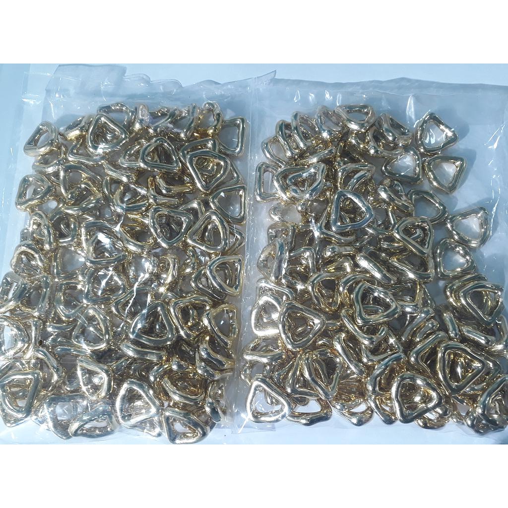 CADENA ACRILICA DORADA 100PCS