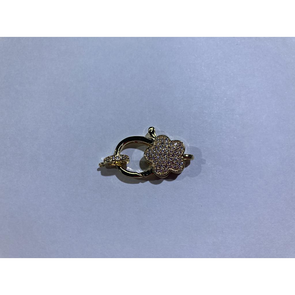 BROCHE FLOR MICROCIRCONIA