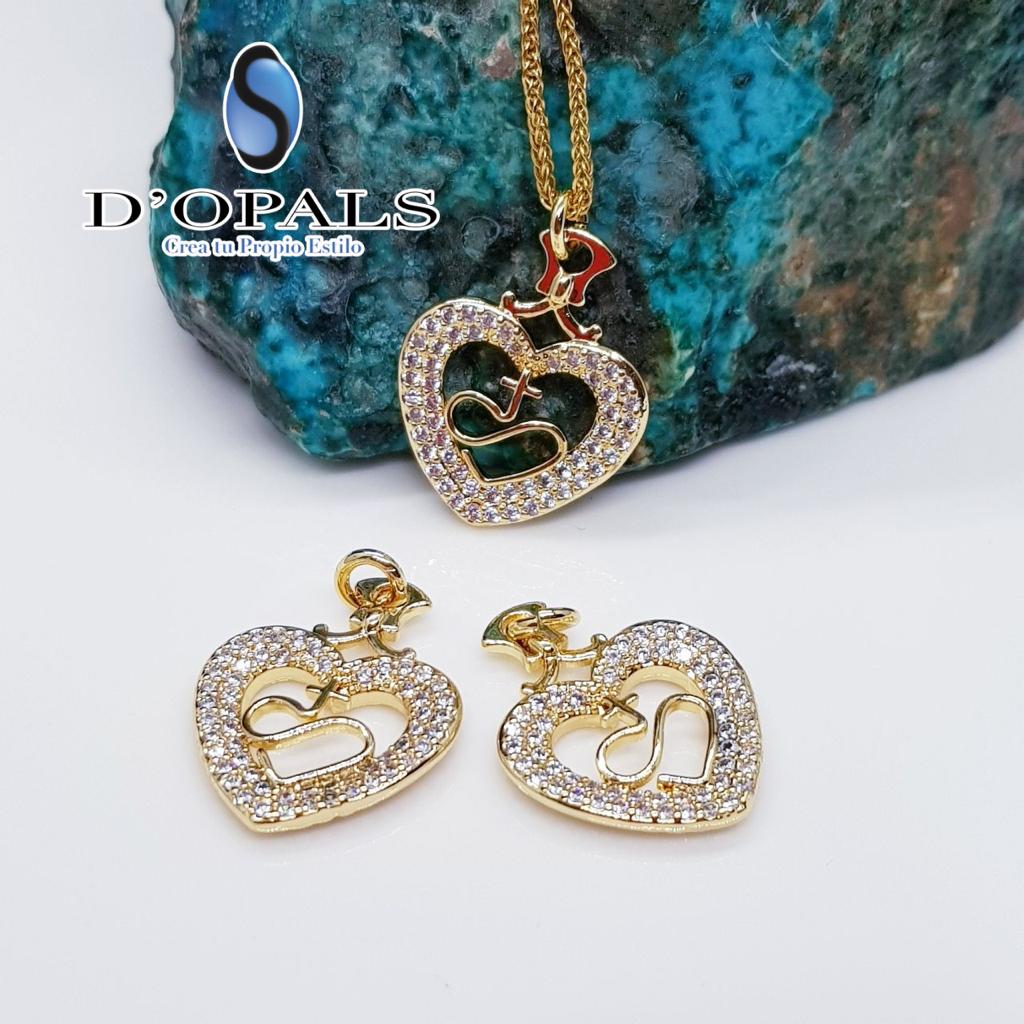 DIJE CORAZON MICROZIRCONIA