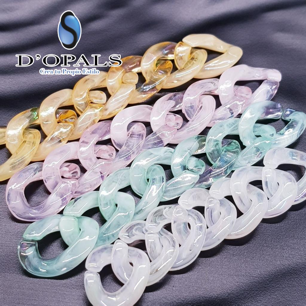 CADENA ACRILICA COLORES 8PCS