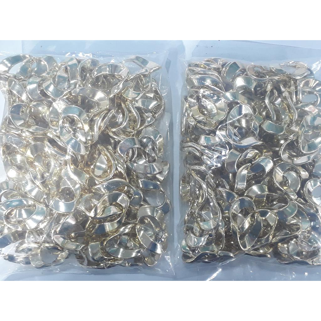 CADENA ACRILICA DORADA 10PCS
