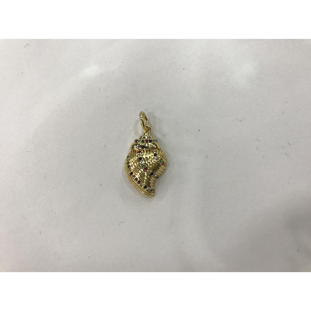 DIJE DE CARACOL MICROZIRCONIA