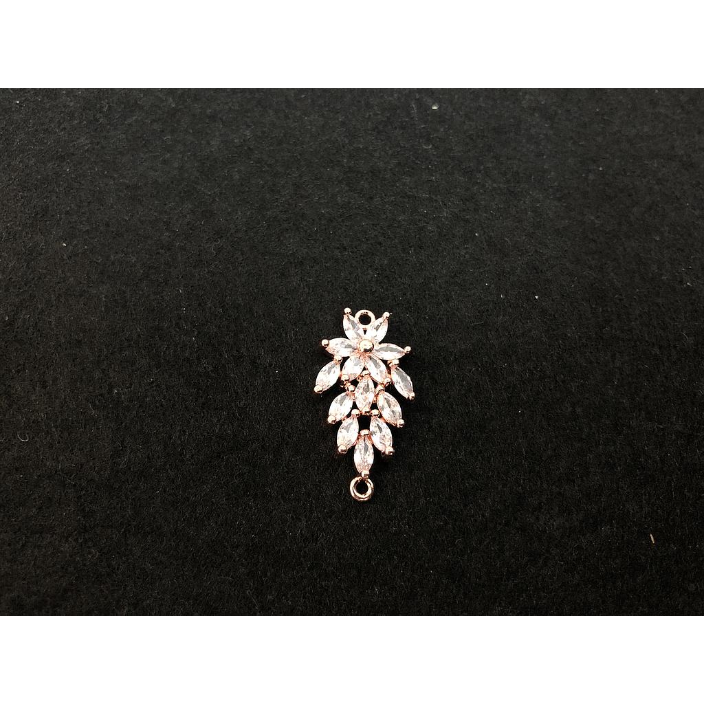 DIJE FLOR MICROCIRCONIA