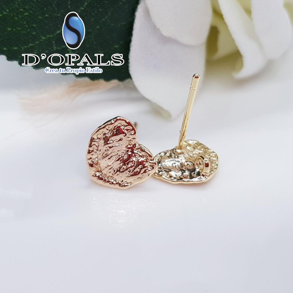 PATENTES ELECTROENCHAPADO CORAZON 8MM