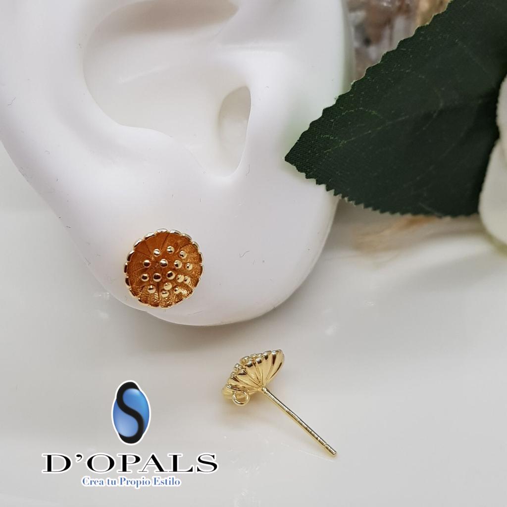 PATENTES FLOR ELECTROENCHAPADO 9MM