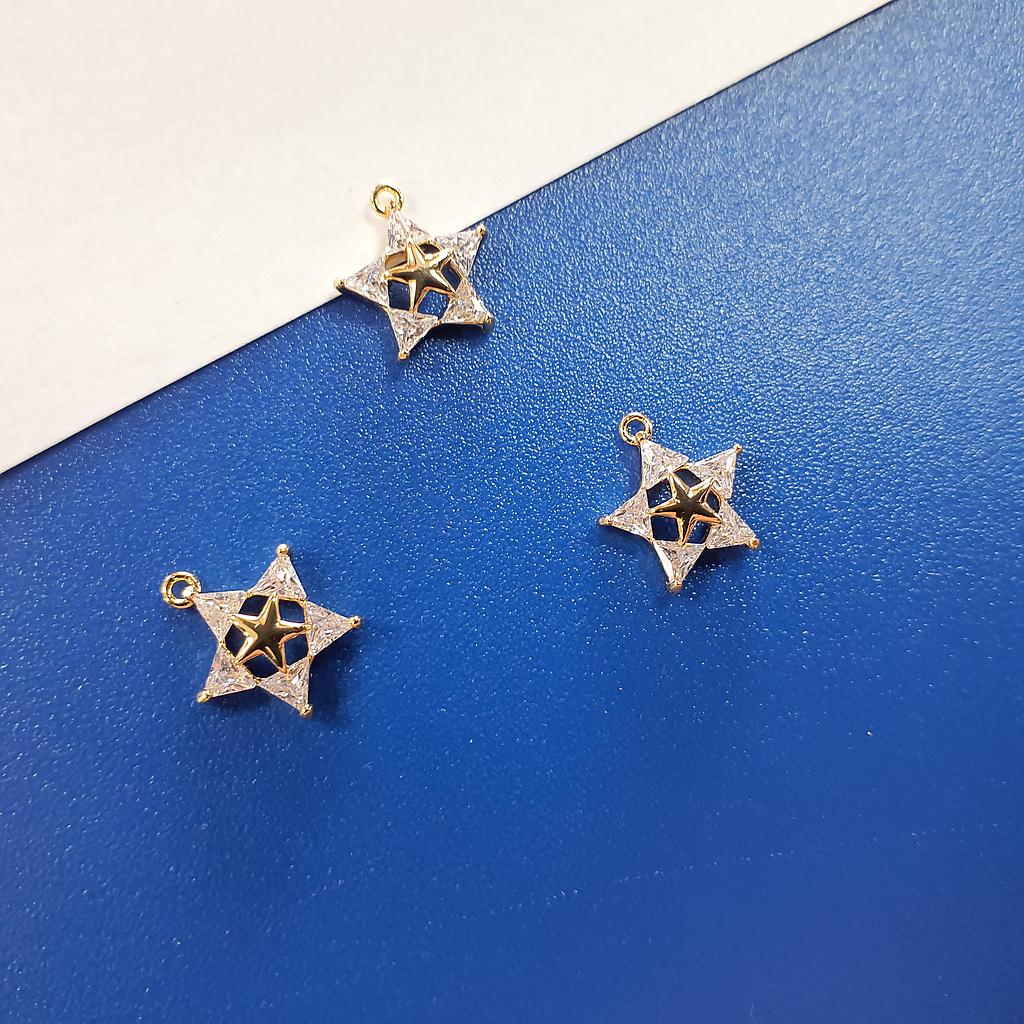 DIJE ESTRELLA ELECTROENCHAPADO