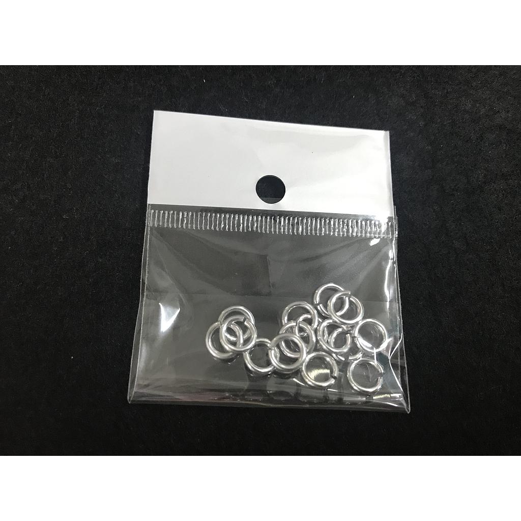 ARGOLLAS DE ALUMINIO 6MM 15PCS