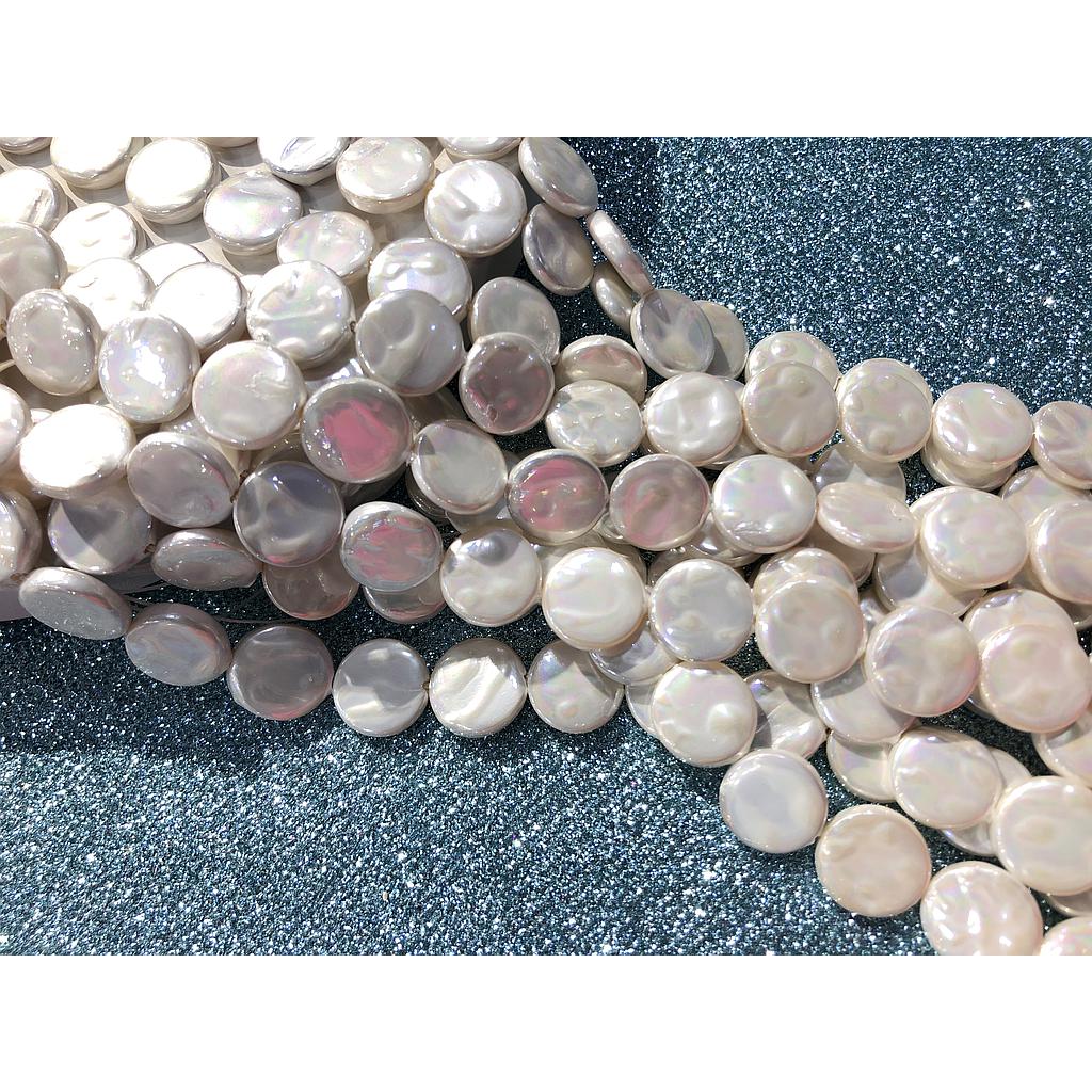 RISTRA MADRE PERLA MONEDA 12MM