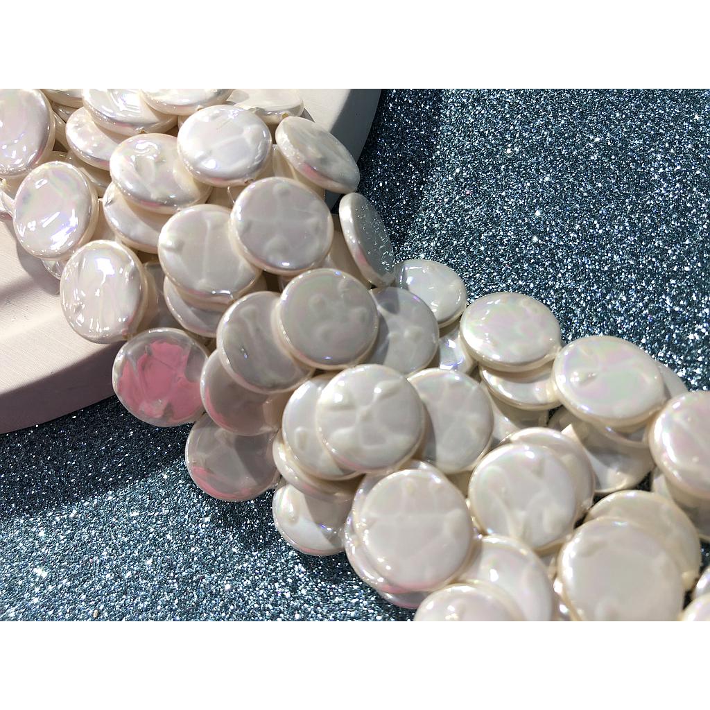 RISTRA MADRE PERLA MONEDA 14MM