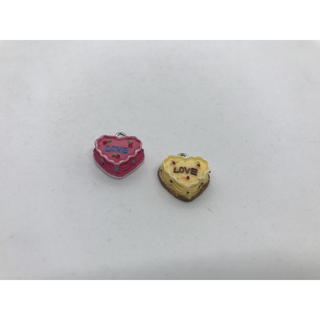 DIJE PASTEL DE CORAZON LOVE