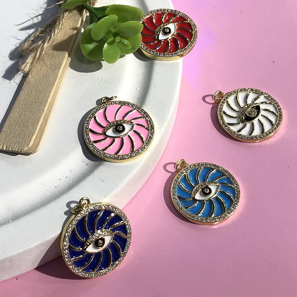 DIJE OJO TURCO ENAMEL