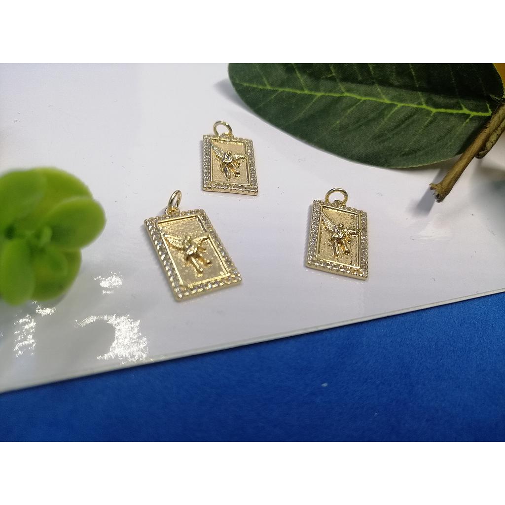DIJE DE ANGEL ELECTROENCHAPADO 20MM